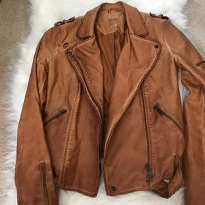 Zara faux leather jacket